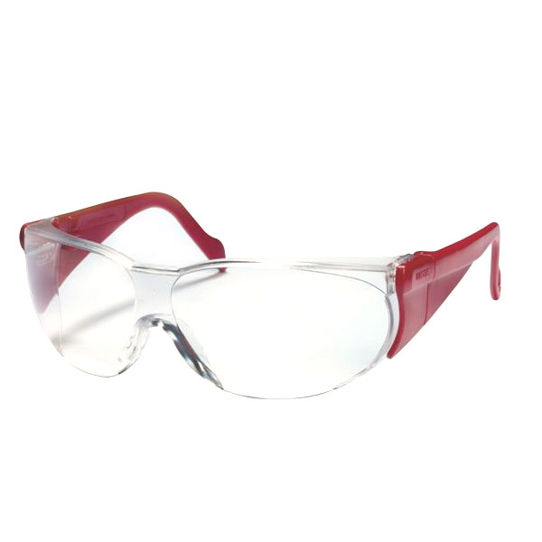 uvex rite fit clear a/scratch spec (red) from FTS Safety